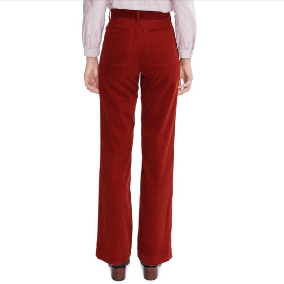 A.P.C. Seaside Jeans in Navy Blue Corduroy - Picture 4 of 9